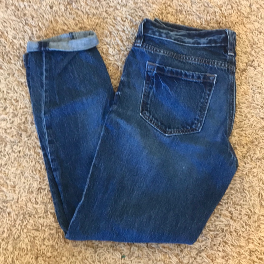 Cropped boyfriend jeans from Loft